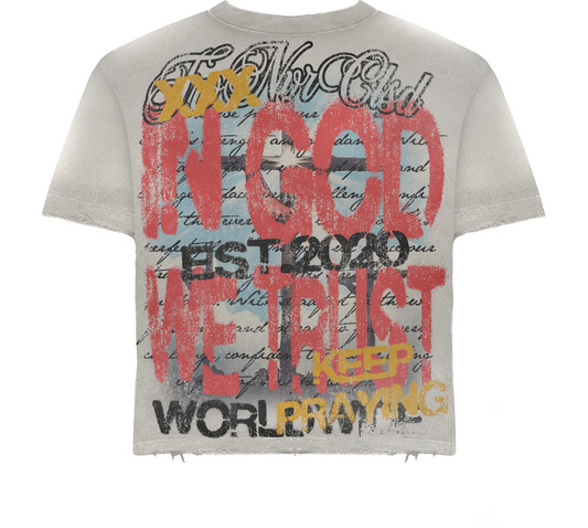 TNC Keep Praying Tee White